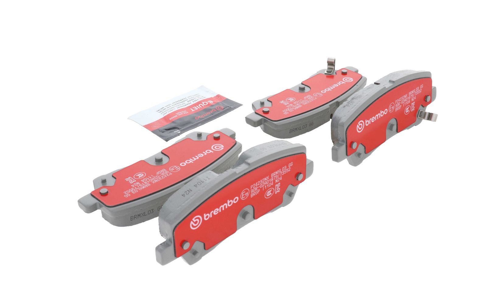 XTRA Ceramic Rear Disc Brake Pad Set - P24232NX_11
