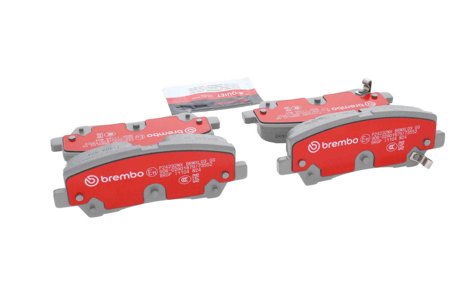 XTRA Ceramic Rear Disc Brake Pad Set - P24232NX_13