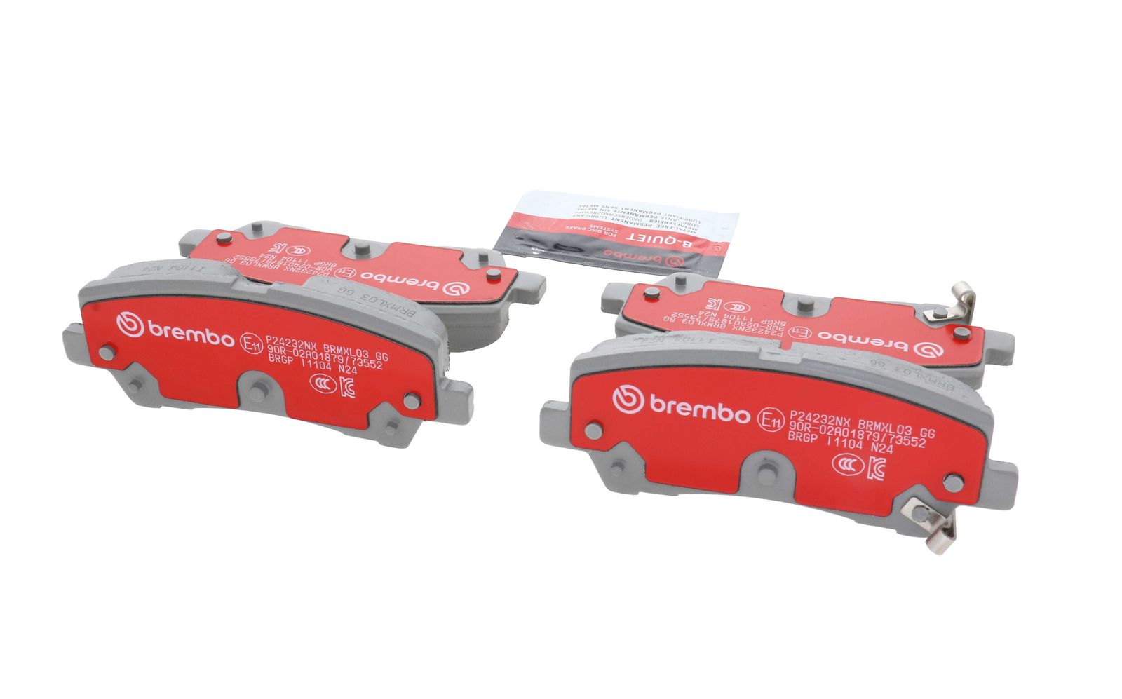 XTRA Ceramic Rear Disc Brake Pad Set - P24232NX_15