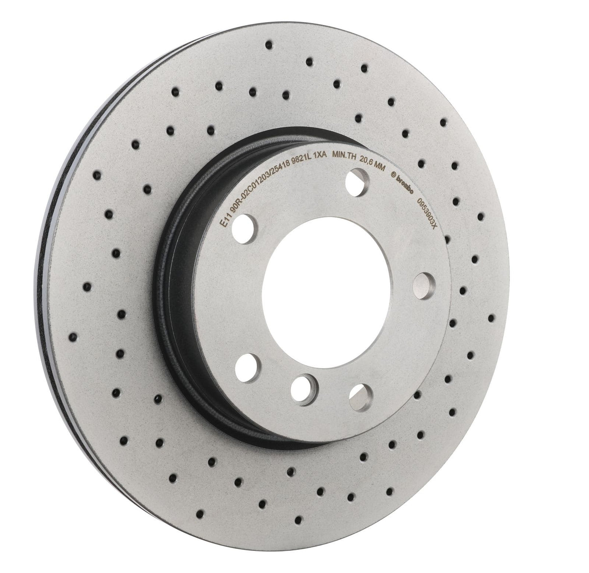 XTRA Drilled Front Disc Brake Rotor - 09.5390.3X_29