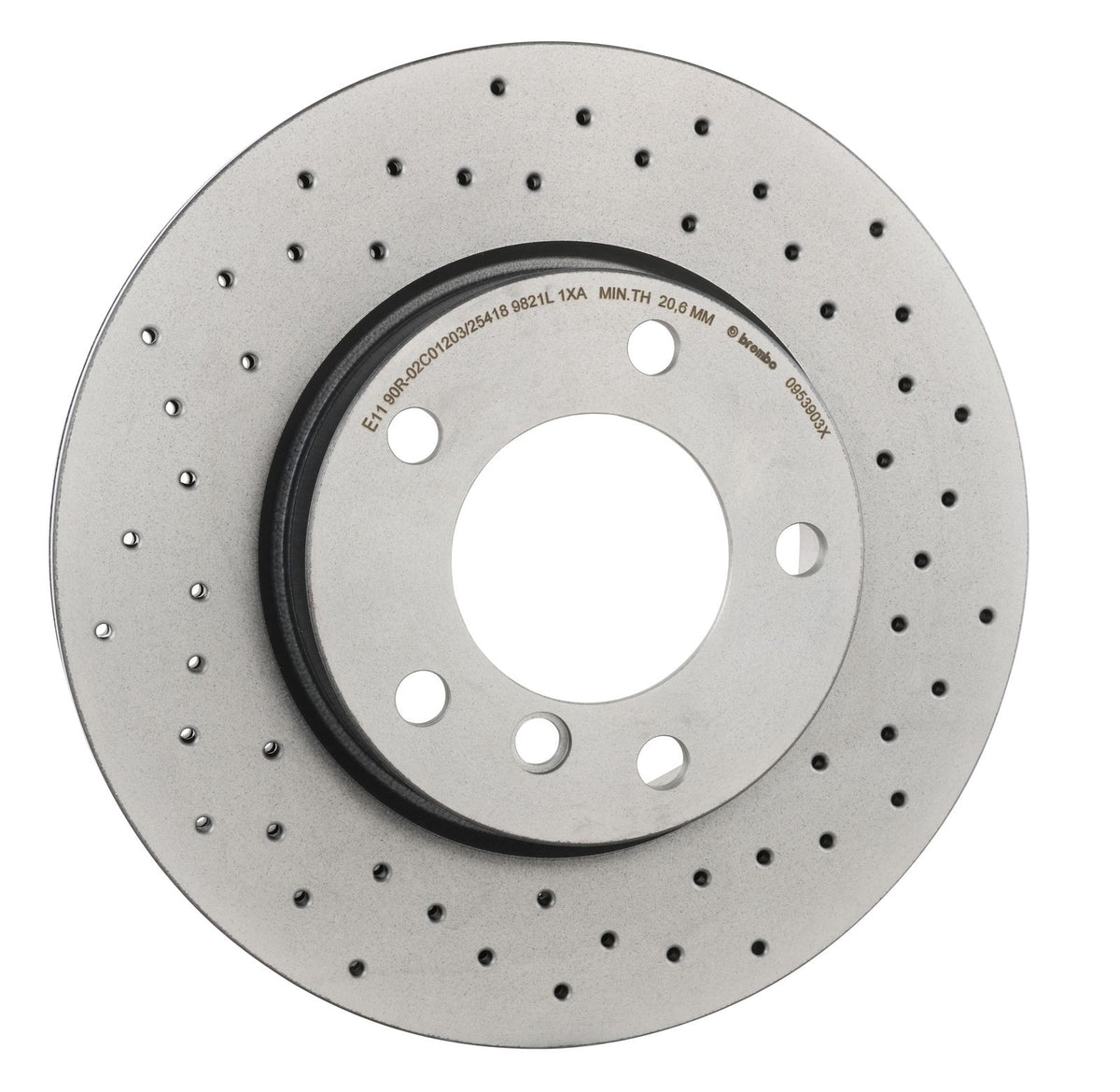 XTRA Drilled Front Disc Brake Rotor - 09.5390.3X_30