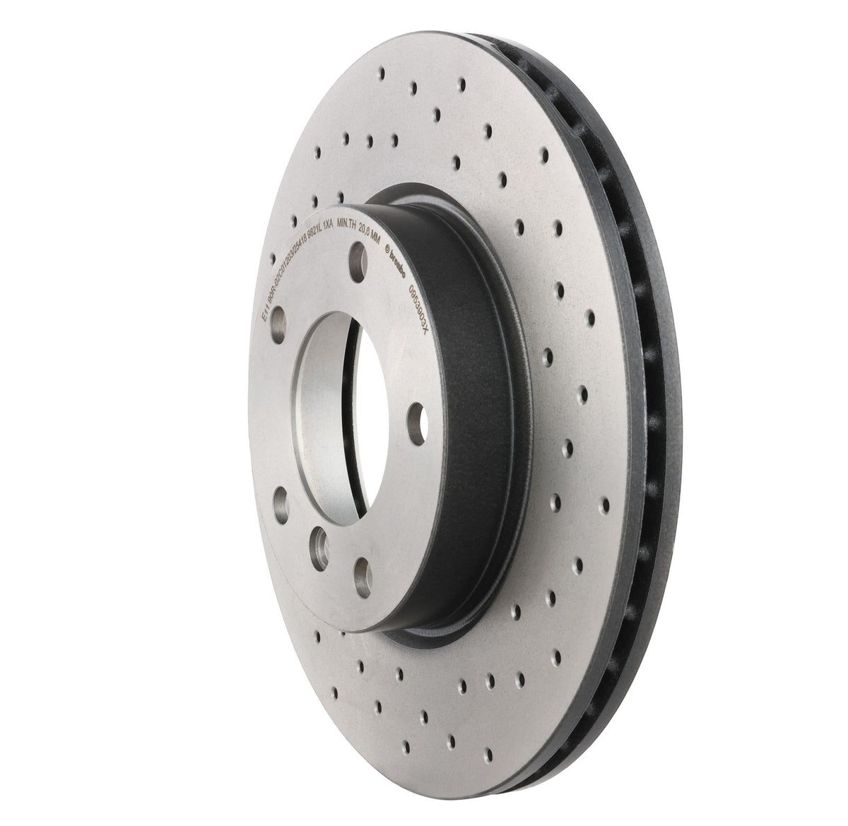 XTRA Drilled Front Disc Brake Rotor - 09.5390.3X_11
