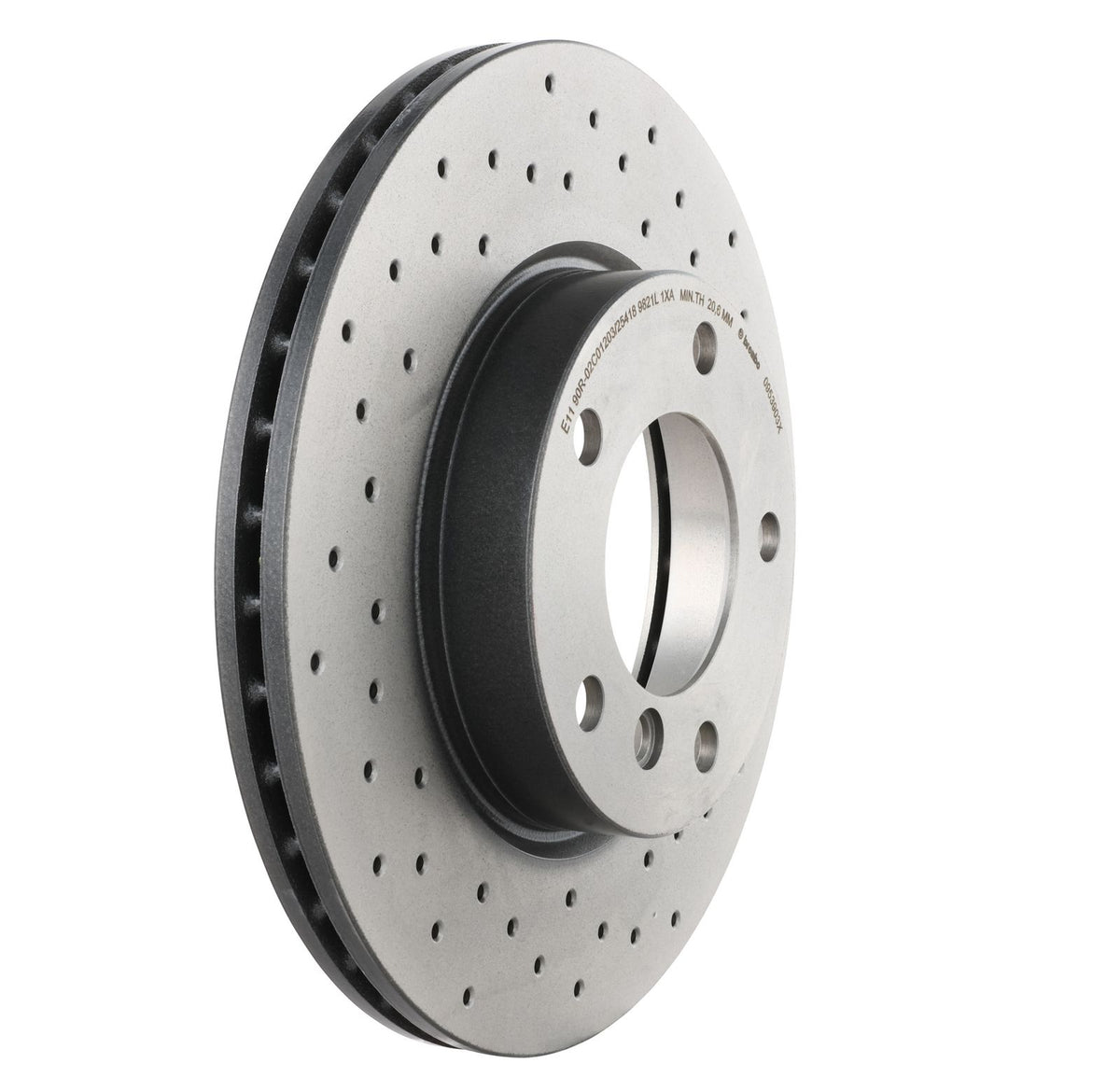 XTRA Drilled Front Disc Brake Rotor - 09.5390.3X_27