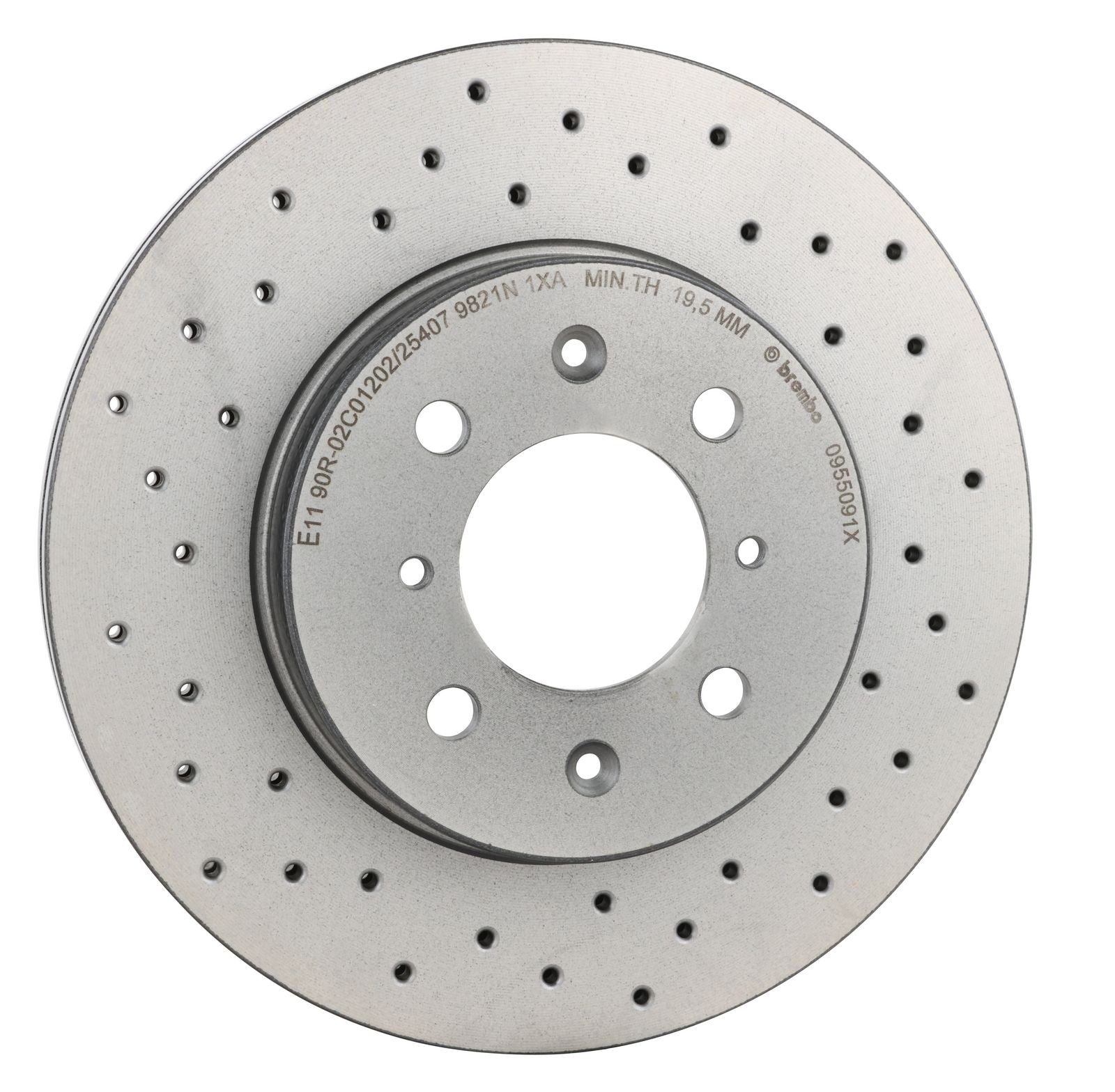 XTRA Drilled Front Disc Brake Rotor - 09.5509.1X_31