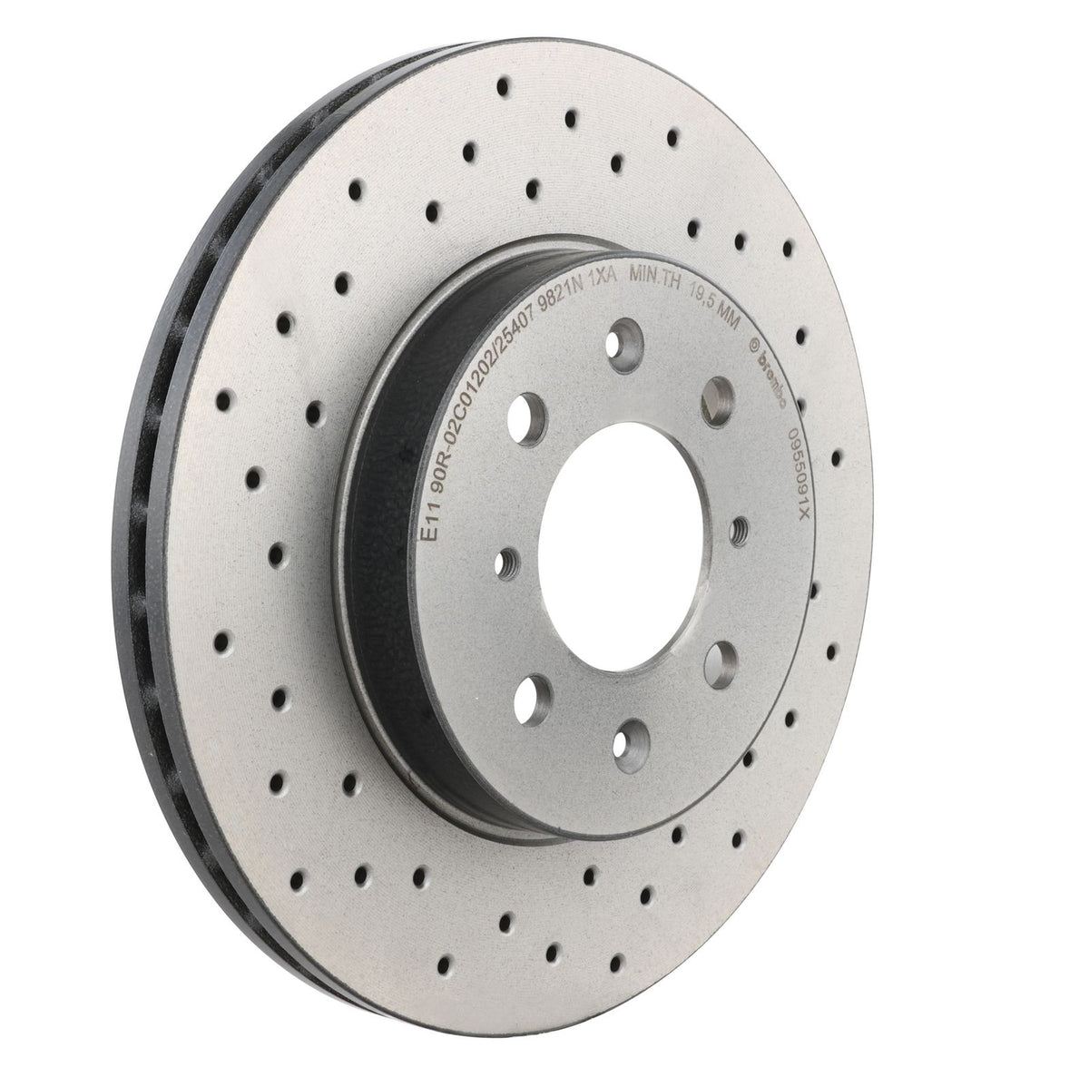 XTRA Drilled Front Disc Brake Rotor - 09.5509.1X_29