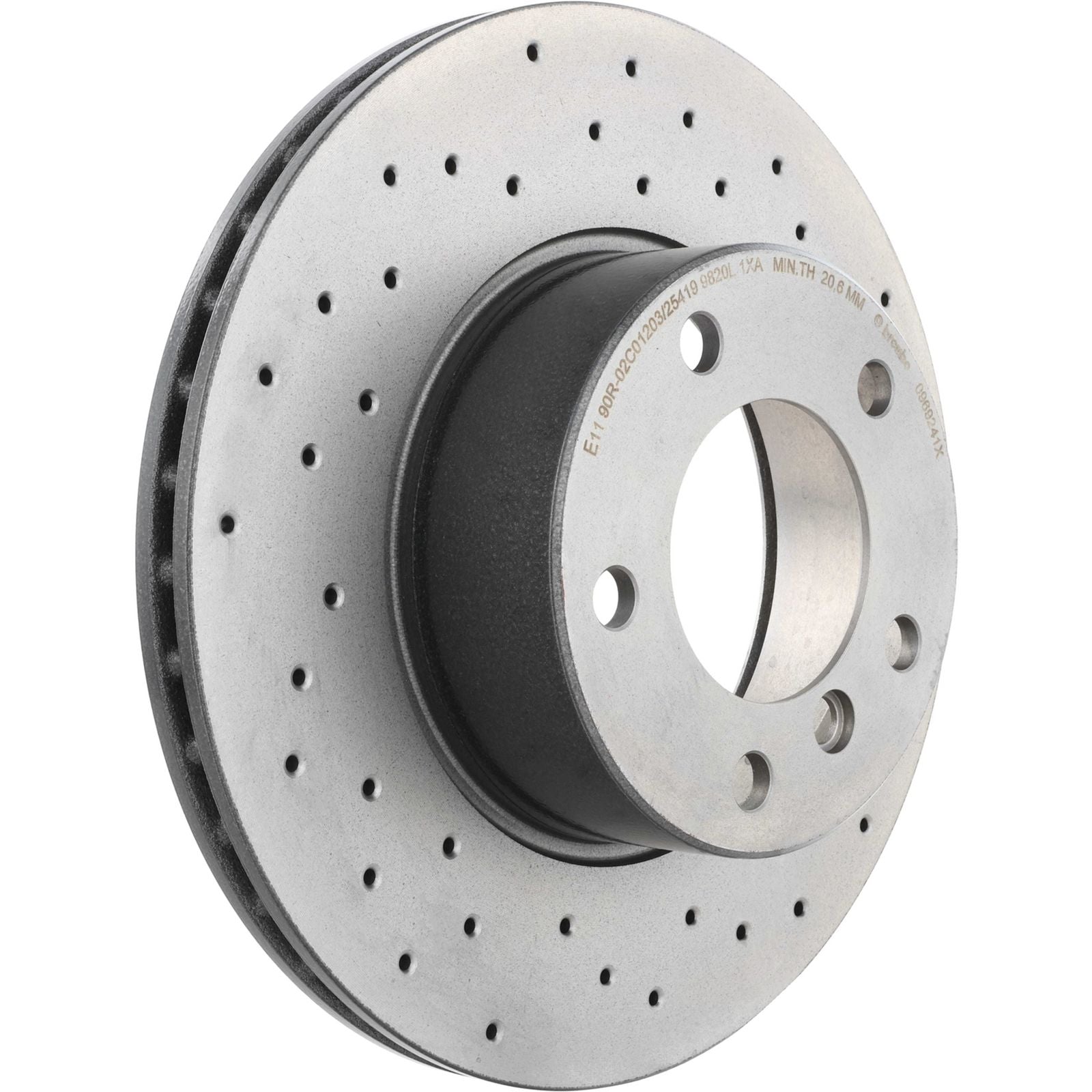 XTRA Drilled Front Disc Brake Rotor - 09.6924.1X_03