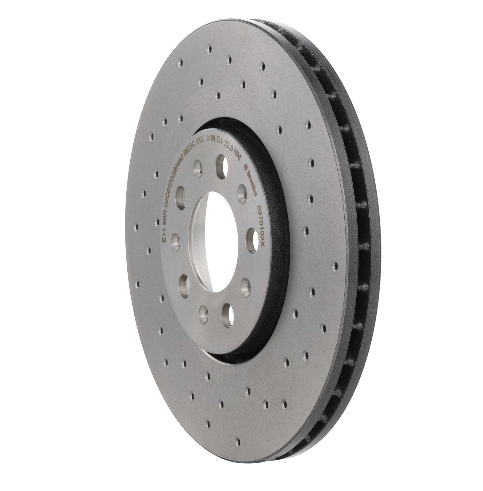 XTRA Drilled Front Disc Brake Rotor - 09.7010.2X_11