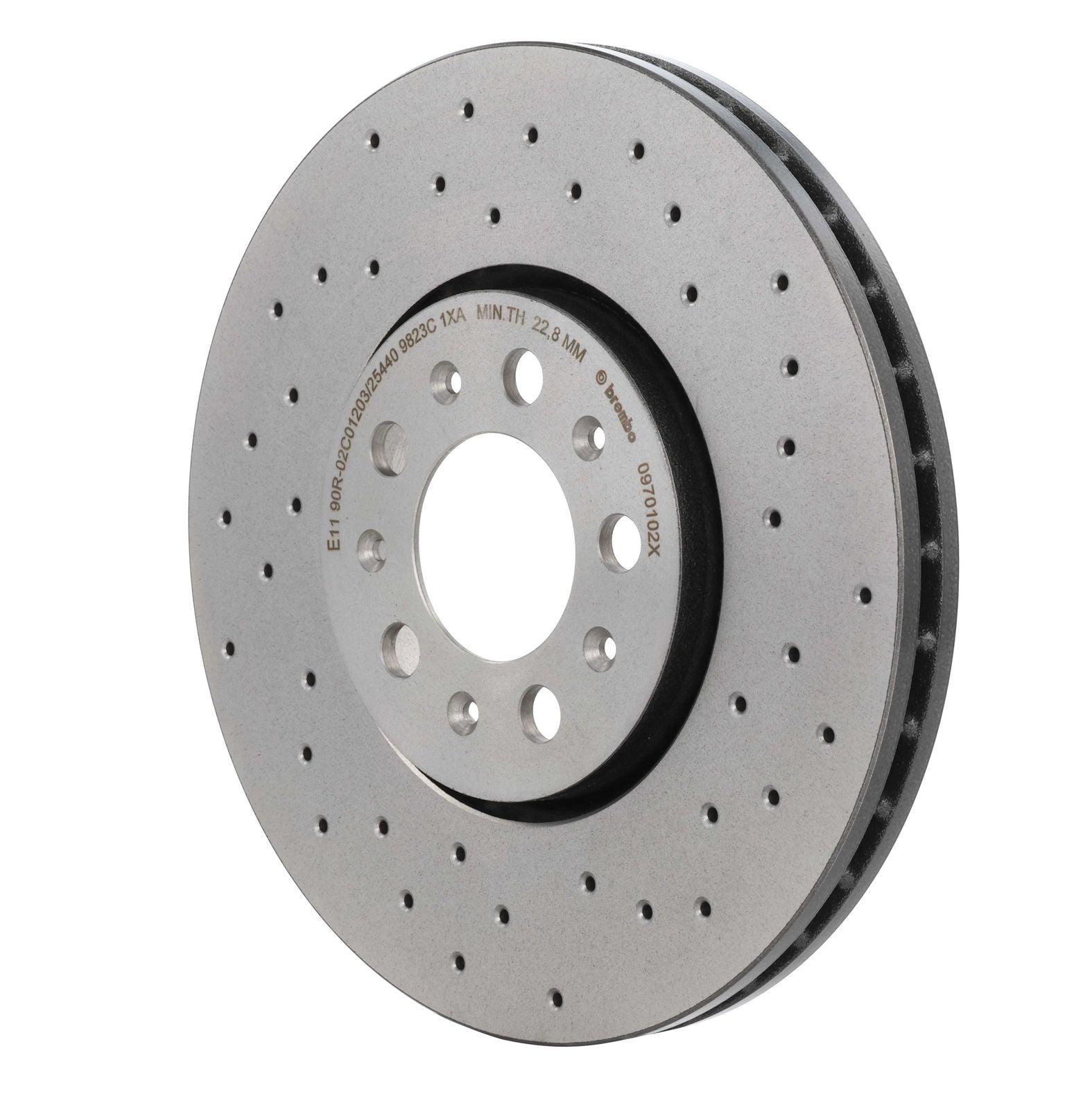 XTRA Drilled Front Disc Brake Rotor - 09.7010.2X_10