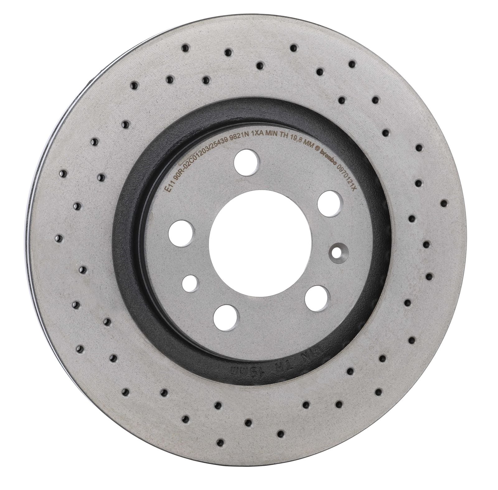 XTRA Drilled Front Disc Brake Rotor - 09.7012.1X_29