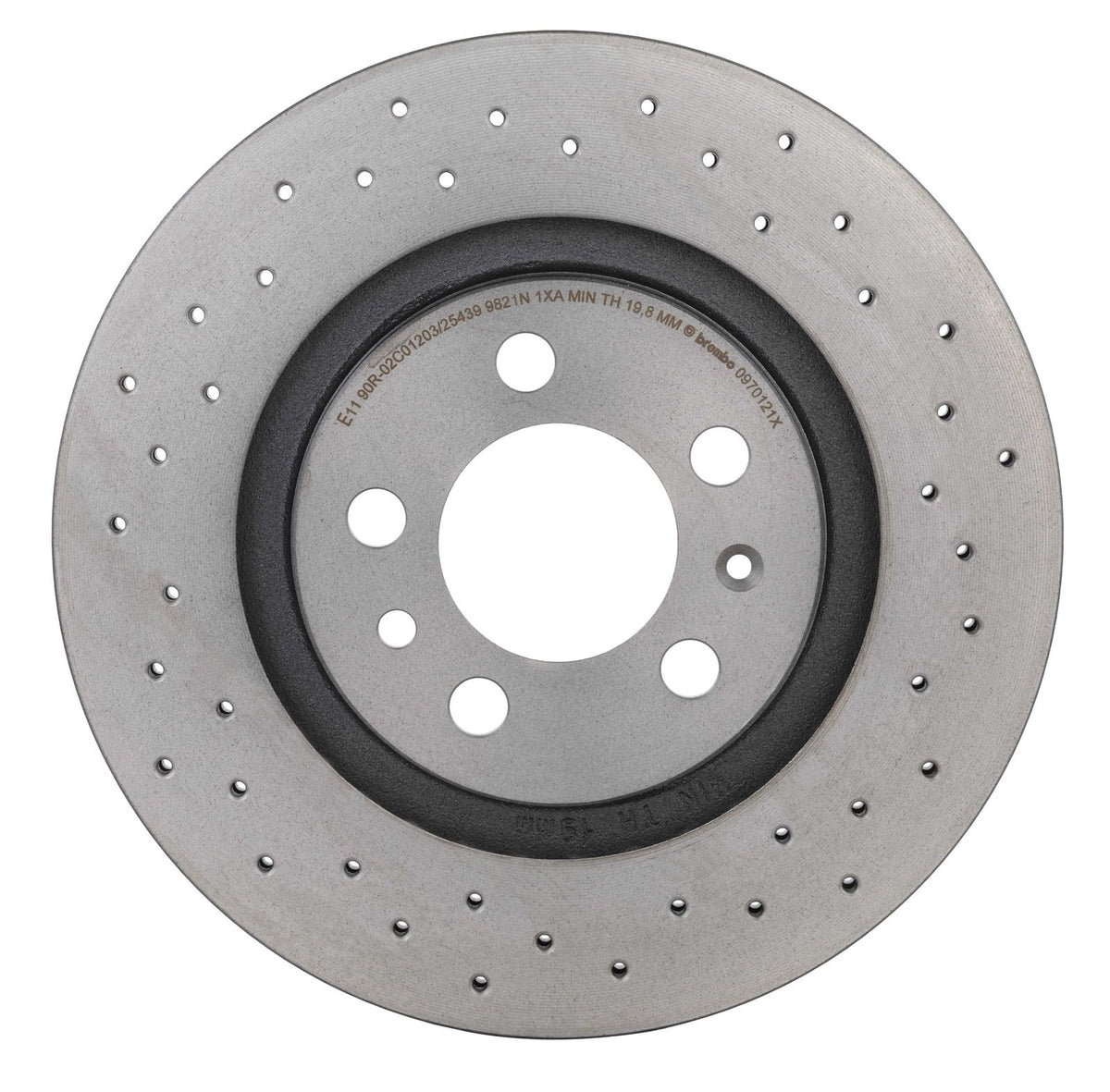 XTRA Drilled Front Disc Brake Rotor - 09.7012.1X_06
