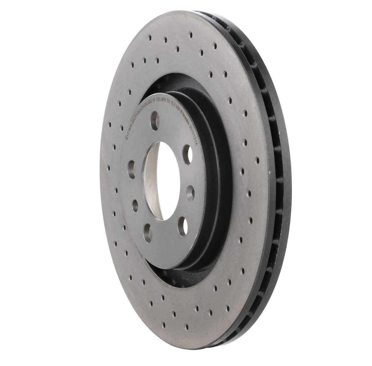 XTRA Drilled Front Disc Brake Rotor - 09.7012.1X_10