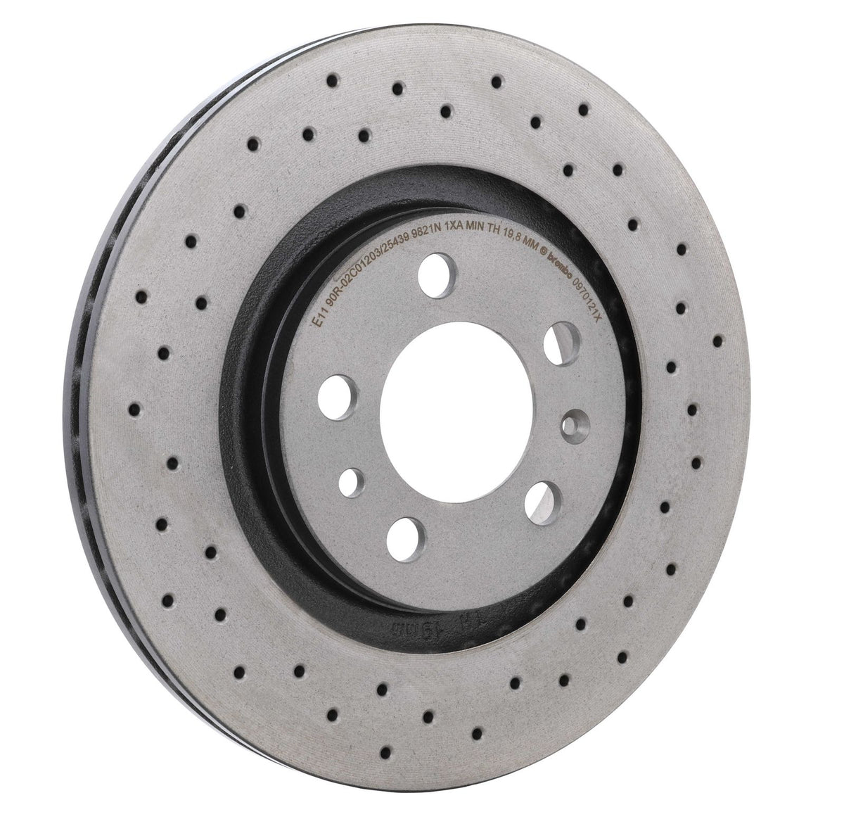 XTRA Drilled Front Disc Brake Rotor - 09.7012.1X_28