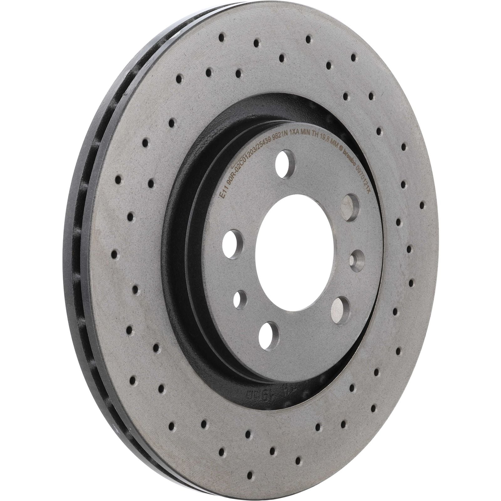 XTRA Drilled Front Disc Brake Rotor - 09.7012.1X_04