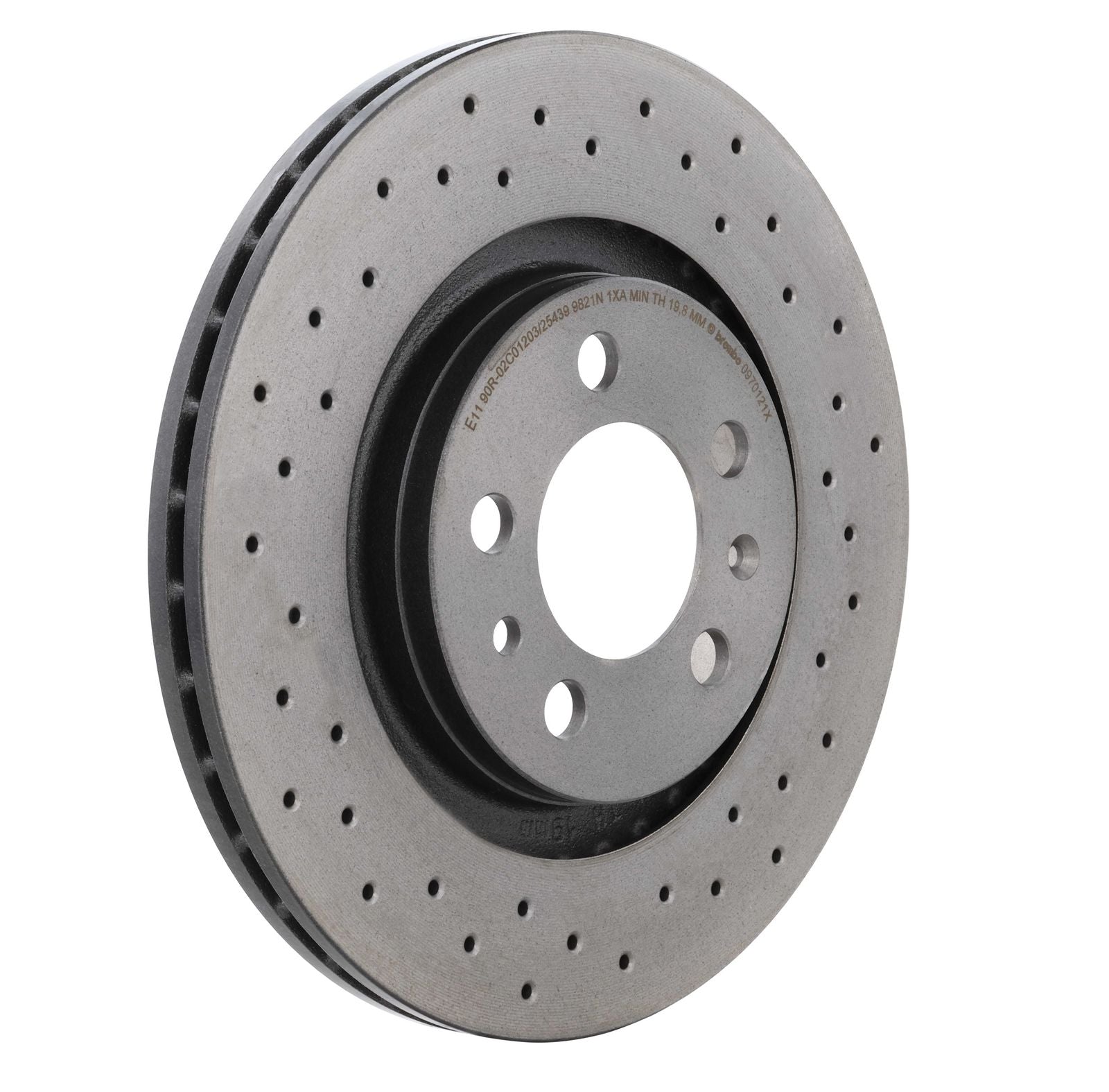 XTRA Drilled Front Disc Brake Rotor - 09.7012.1X_27