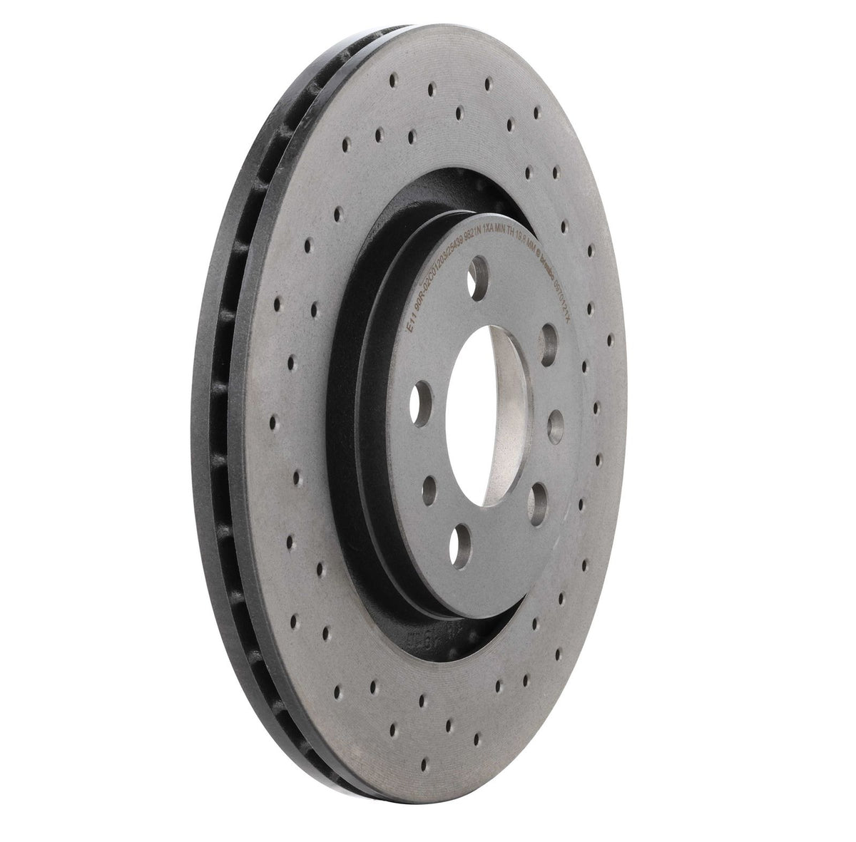 XTRA Drilled Front Disc Brake Rotor - 09.7012.1X_26