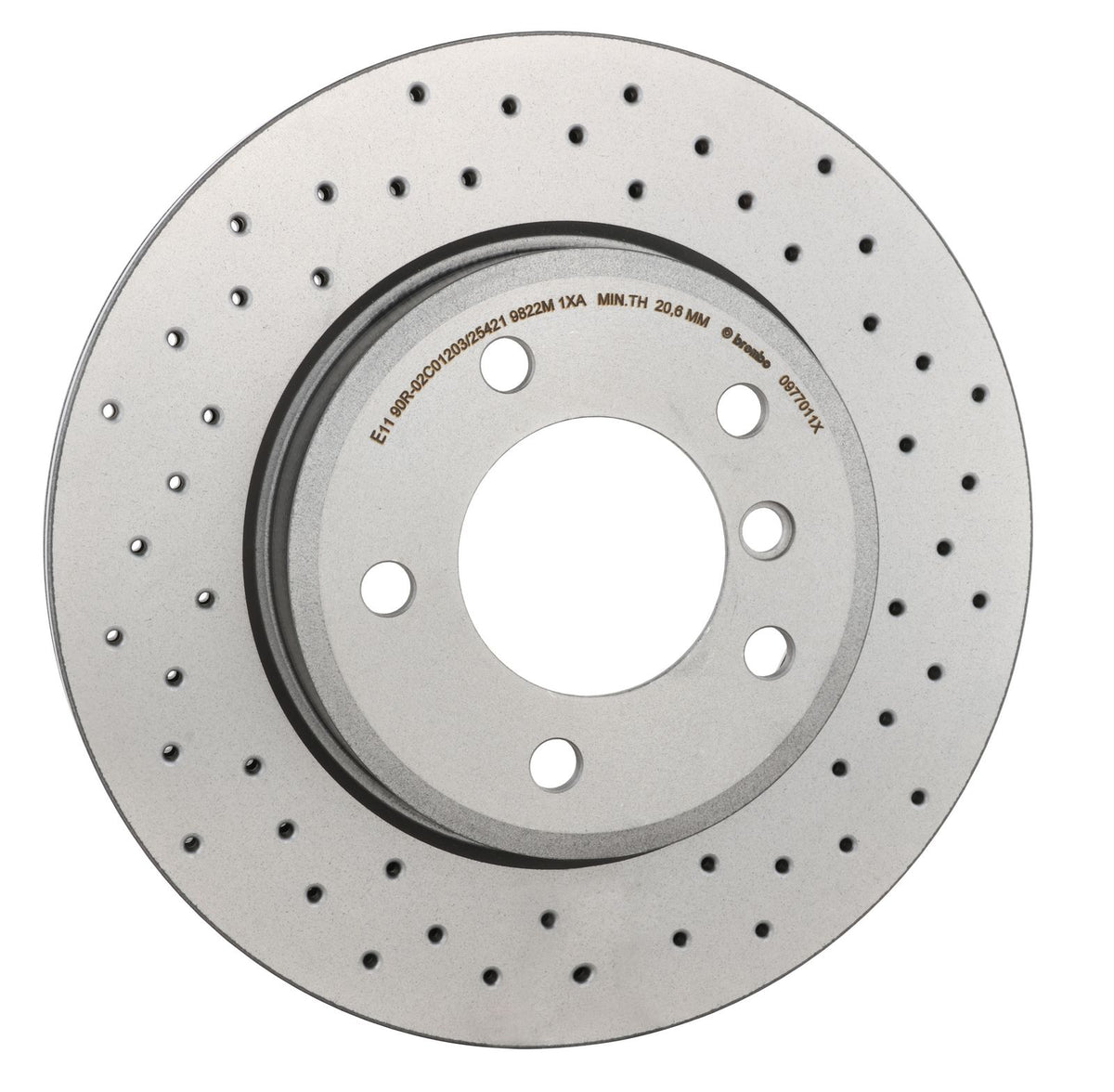 XTRA Drilled Front Disc Brake Rotor - 09.7701.1X_30