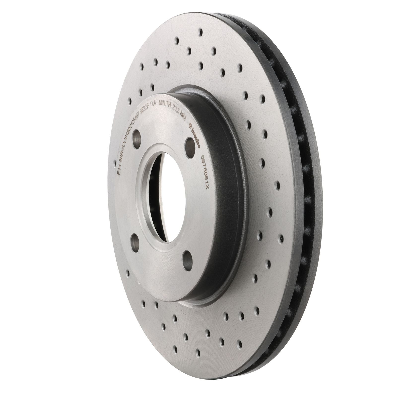 XTRA Drilled Front Disc Brake Rotor - 09.7806.1X_10