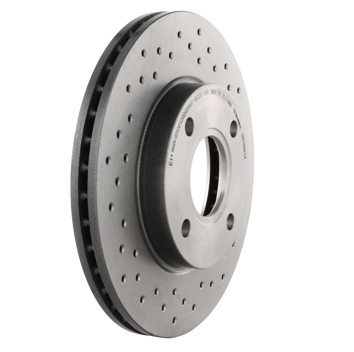XTRA Drilled Front Disc Brake Rotor - 09.7806.1X_26