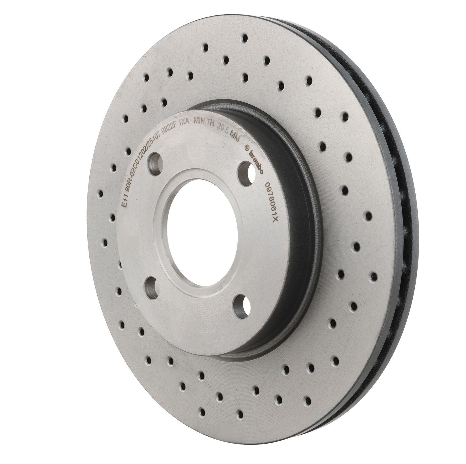 XTRA Drilled Front Disc Brake Rotor - 09.7806.1X_09