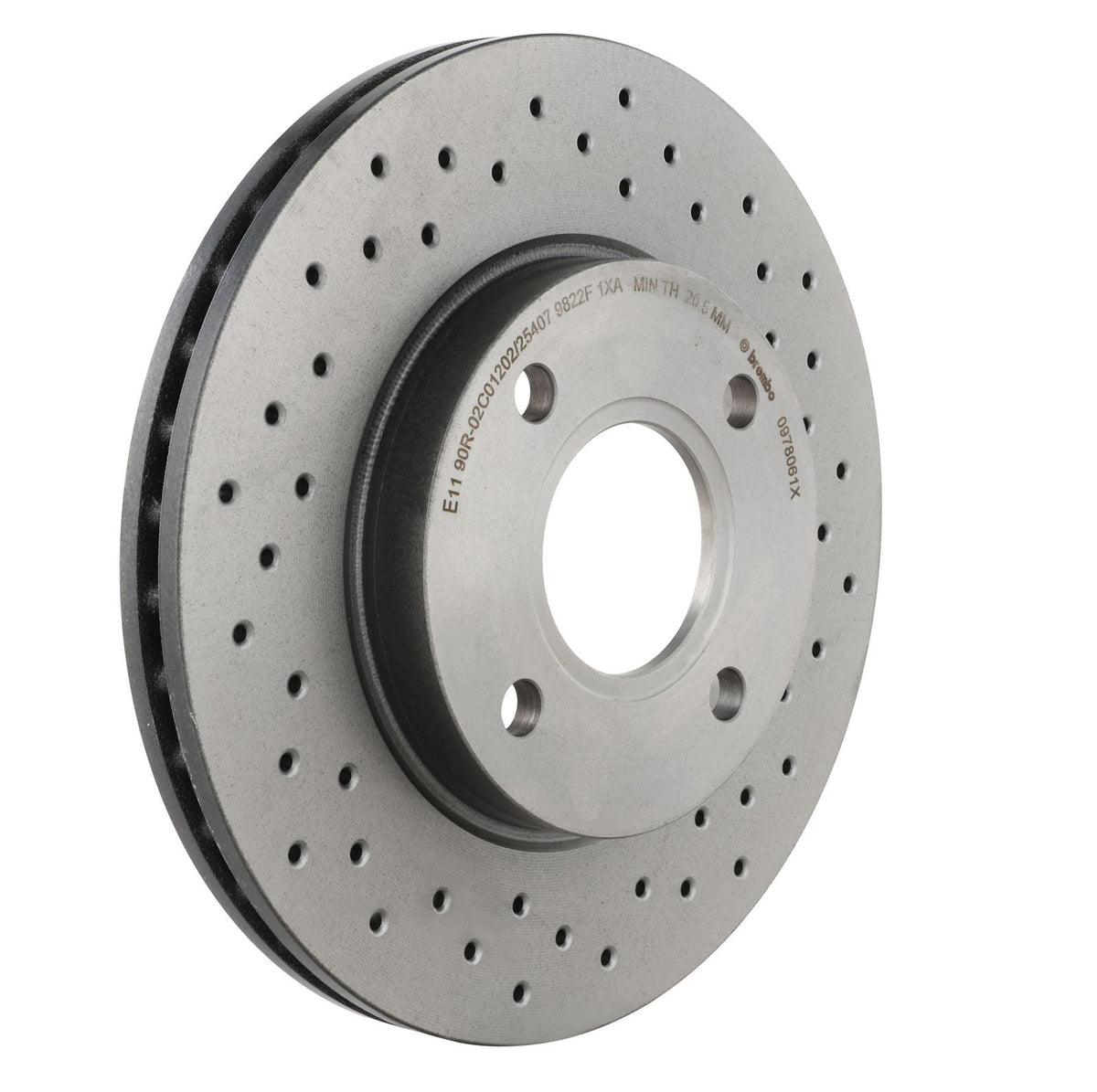 XTRA Drilled Front Disc Brake Rotor - 09.7806.1X_27