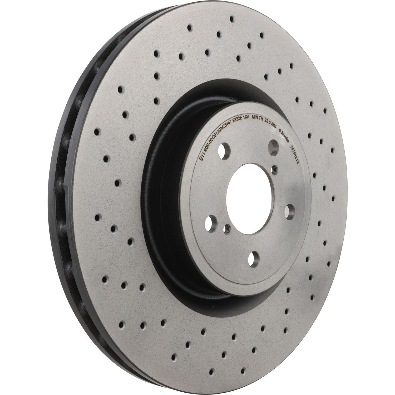 XTRA Drilled Front Disc Brake Rotor - 09.7812.1X_02