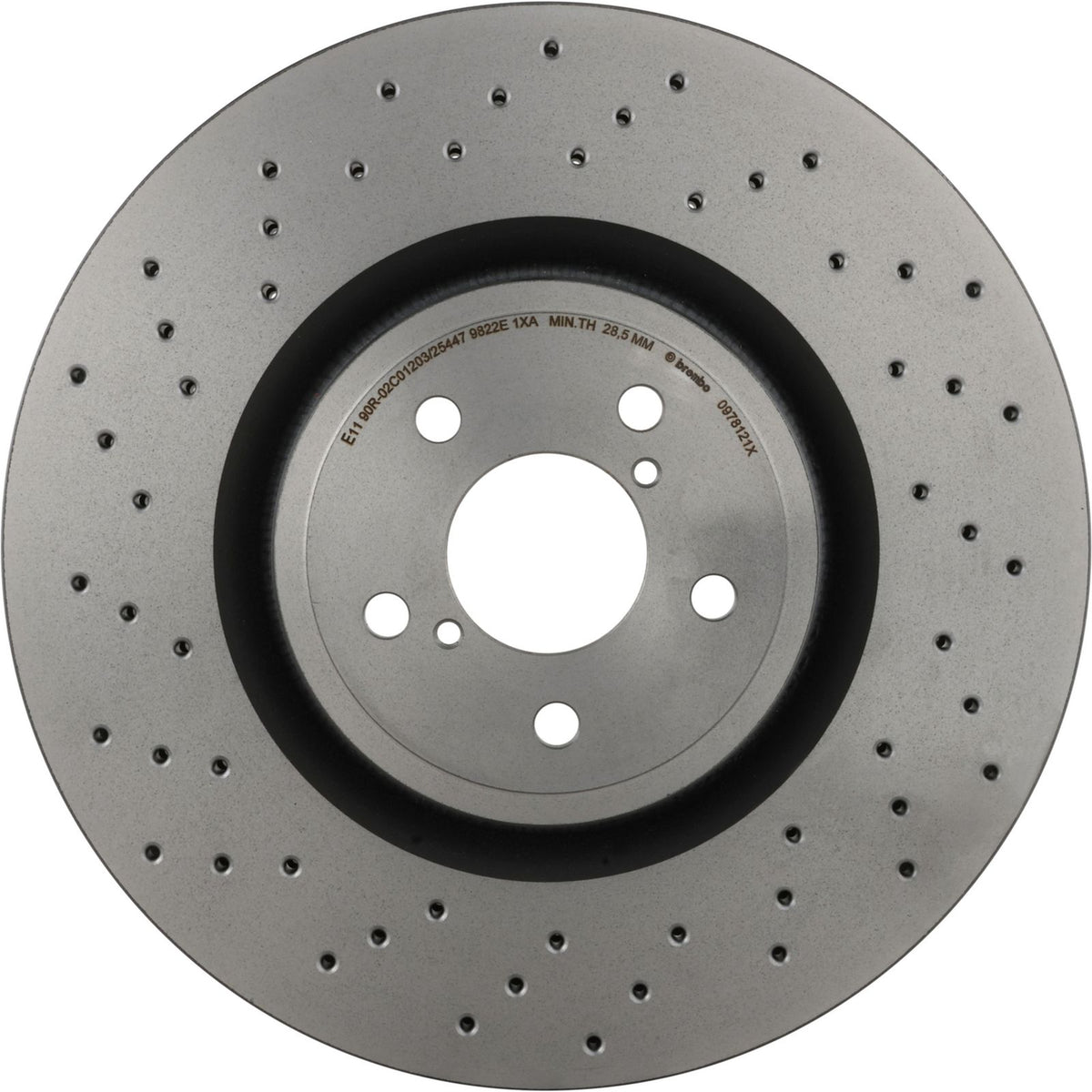 XTRA Drilled Front Disc Brake Rotor - 09.7812.1X_05