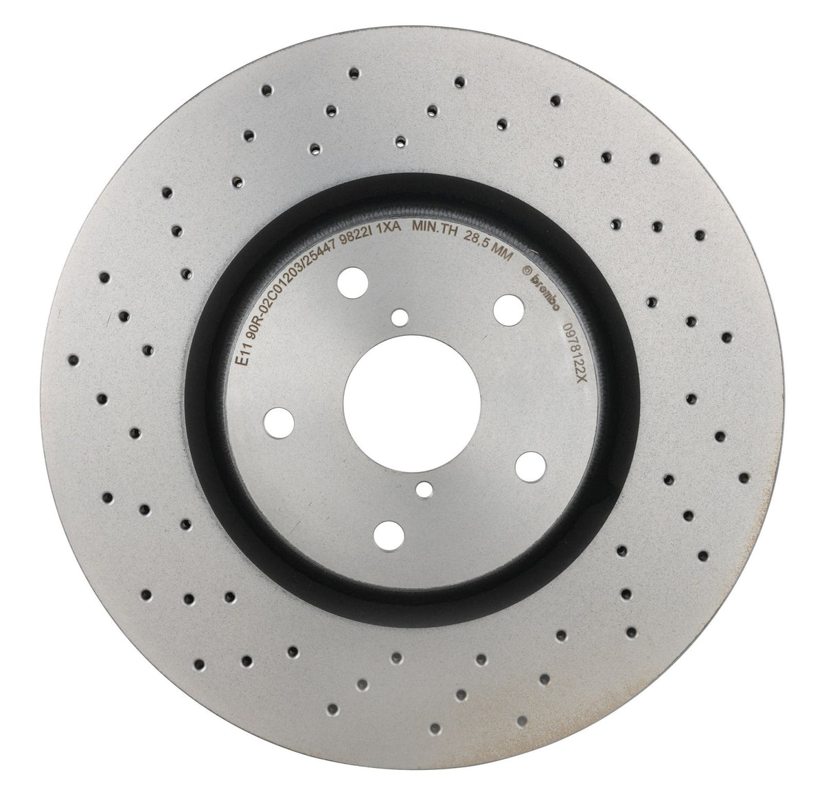 XTRA Drilled Front Disc Brake Rotor - 09.7812.2X_07
