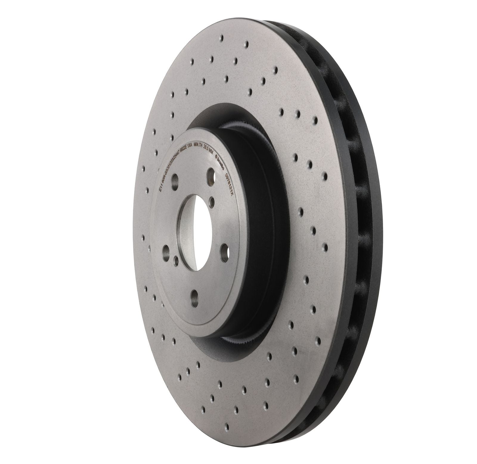 XTRA Drilled Front Disc Brake Rotor - 09.7812.1X_11