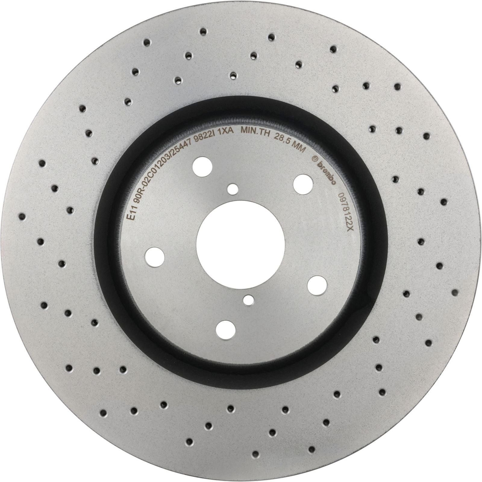 XTRA Drilled Front Disc Brake Rotor 09.7812.2X | Brembostore