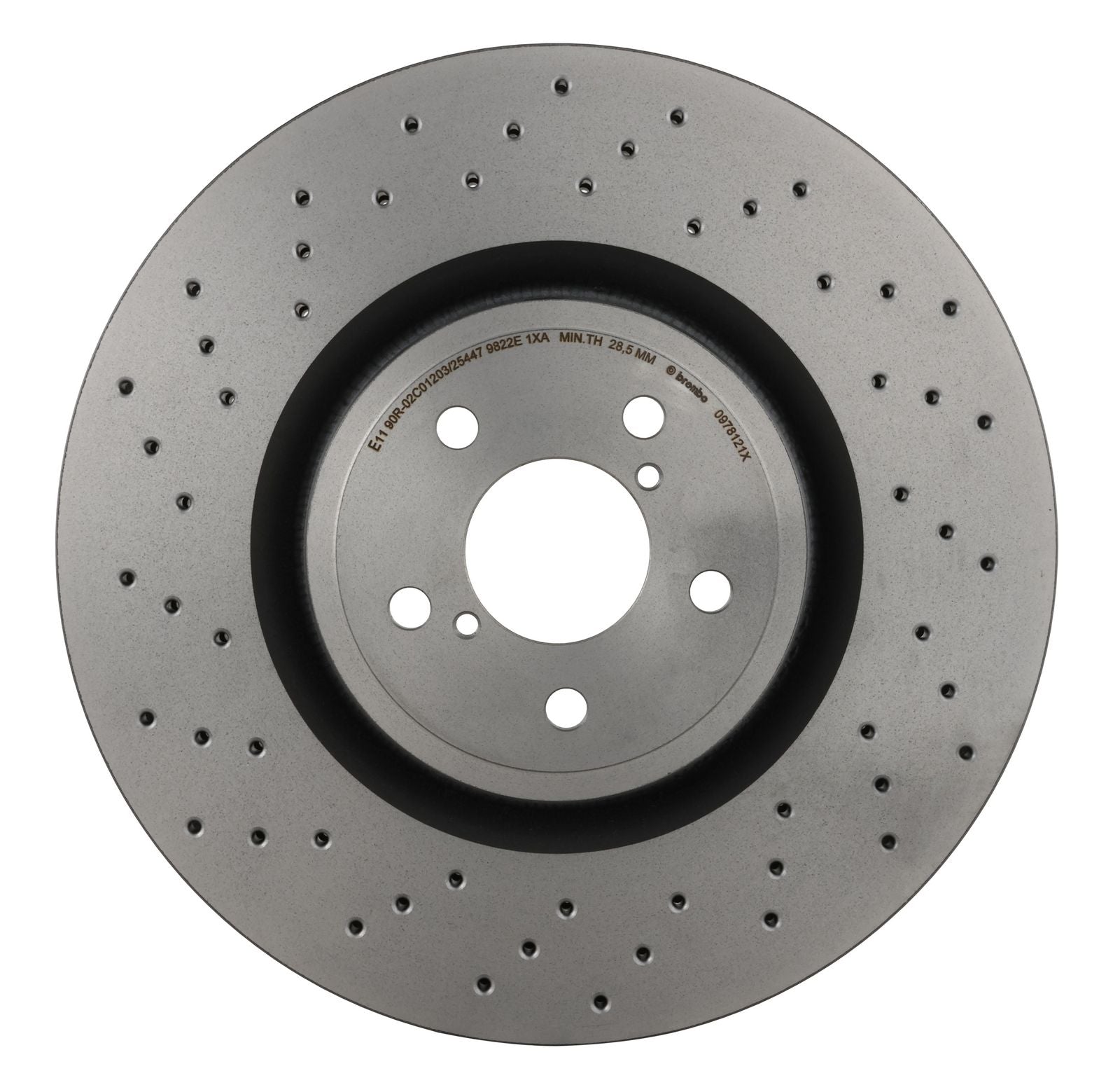 XTRA Drilled Front Disc Brake Rotor - 09.7812.1X_07
