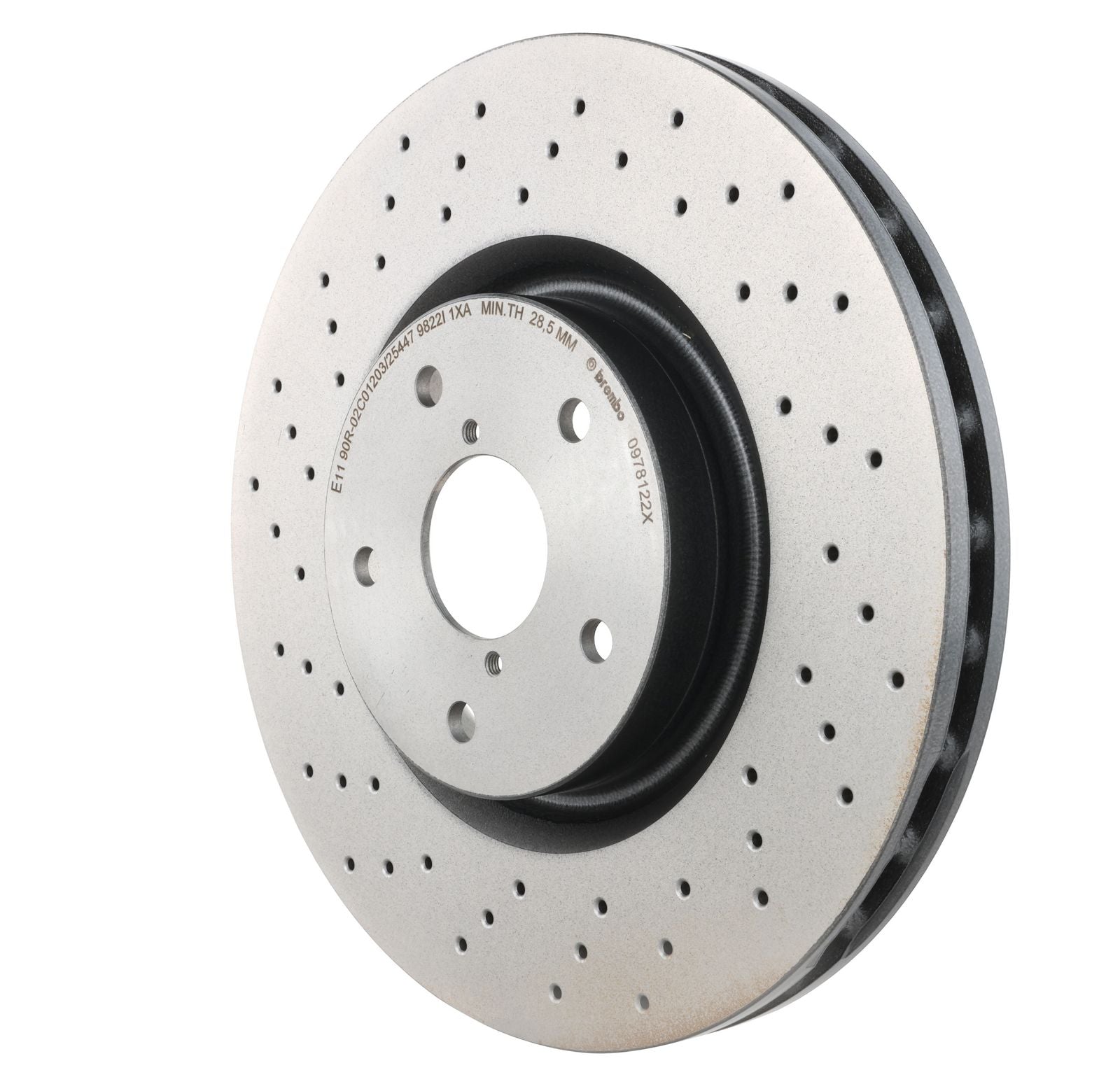 XTRA Drilled Front Disc Brake Rotor - 09.7812.2X_10