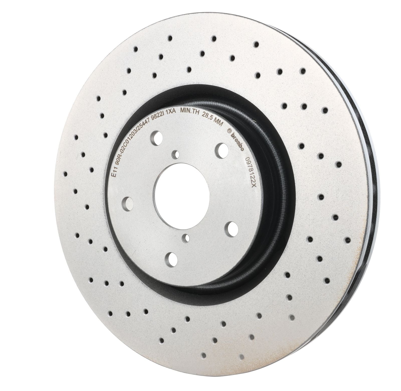 XTRA Drilled Front Disc Brake Rotor - 09.7812.2X_09
