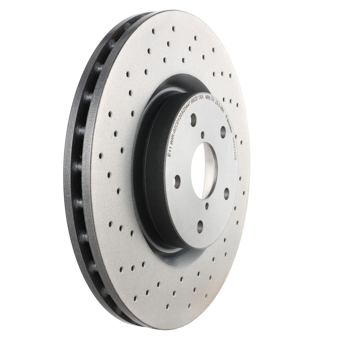 XTRA Drilled Front Disc Brake Rotor - 09.7812.2X_27
