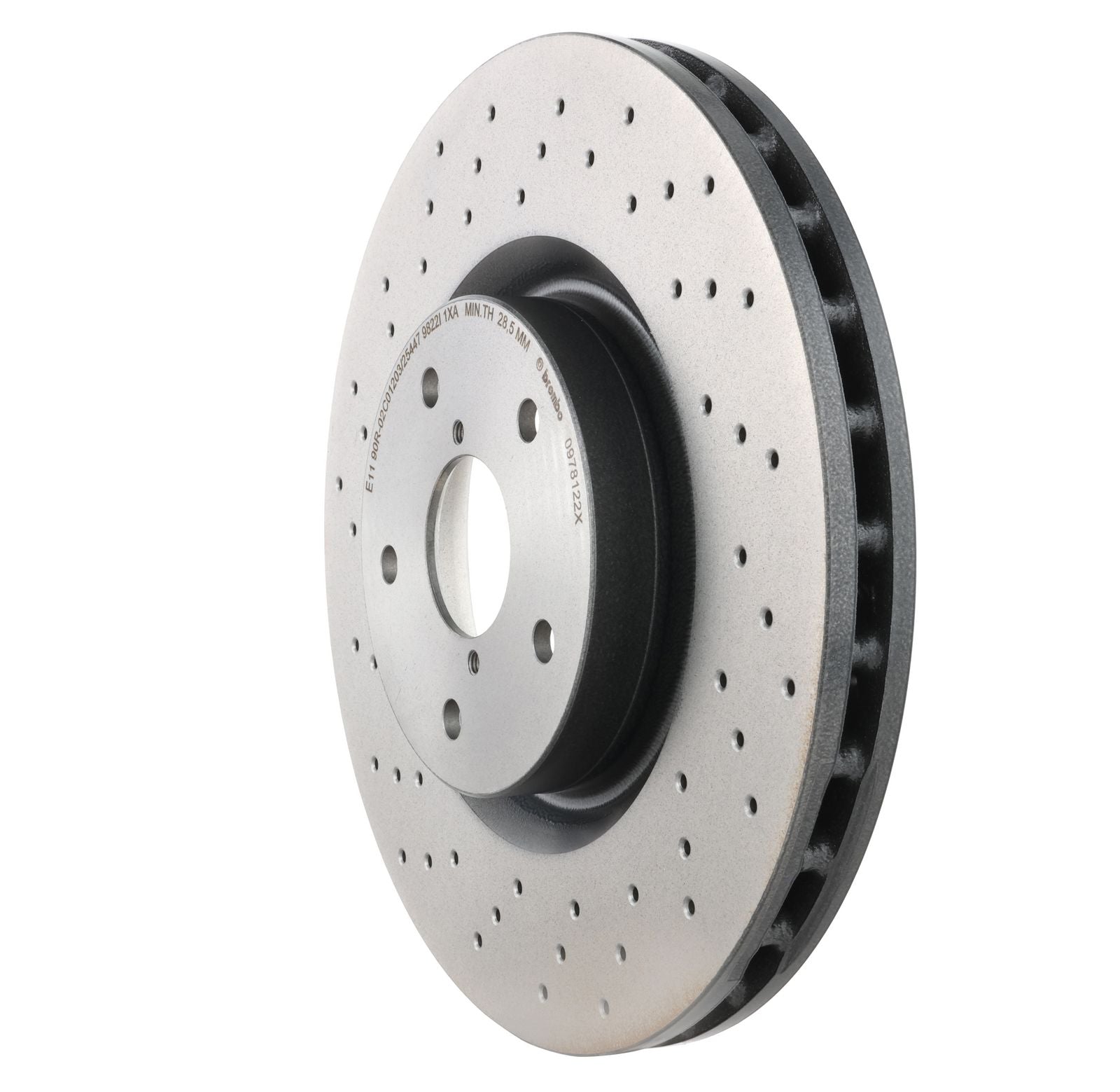 XTRA Drilled Front Disc Brake Rotor - 09.7812.2X_11