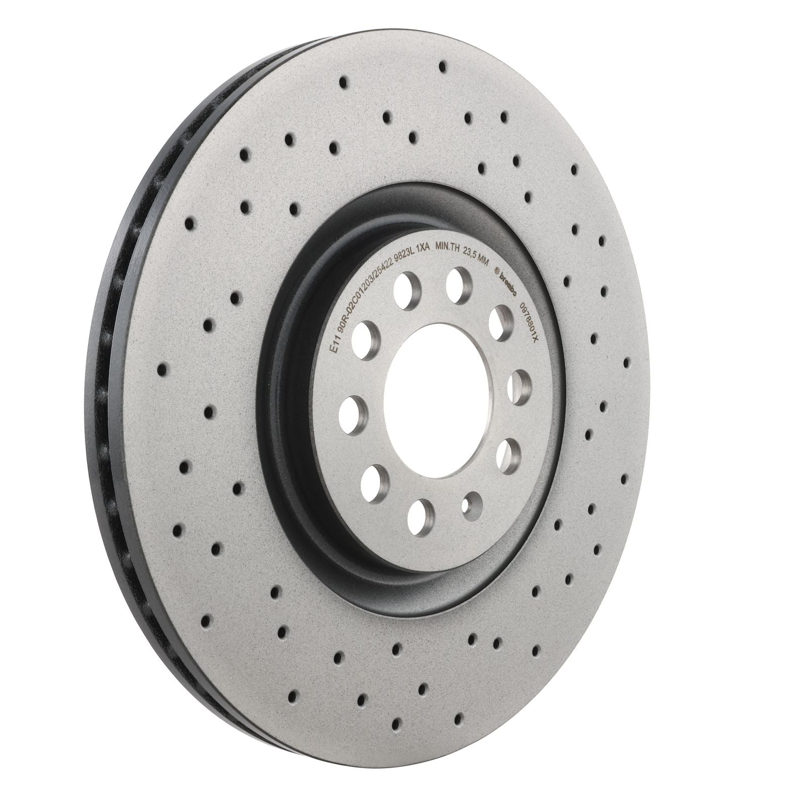 XTRA Drilled Front Disc Brake Rotor - 09.7880.1X_28