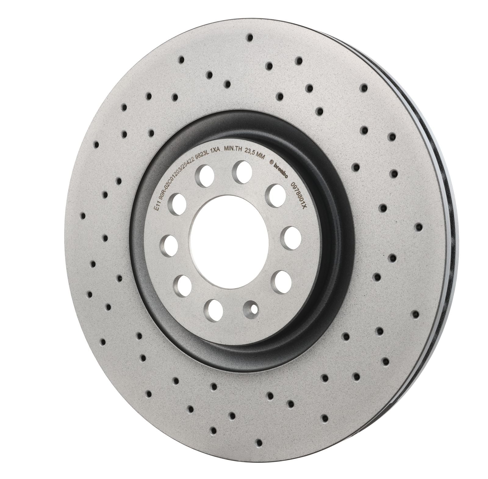 XTRA Drilled Front Disc Brake Rotor - 09.7880.1X_09