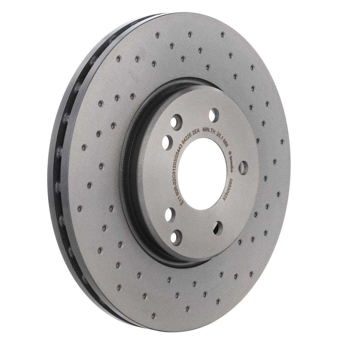 XTRA Drilled Front Disc Brake Rotor - 09.8304.2X_28
