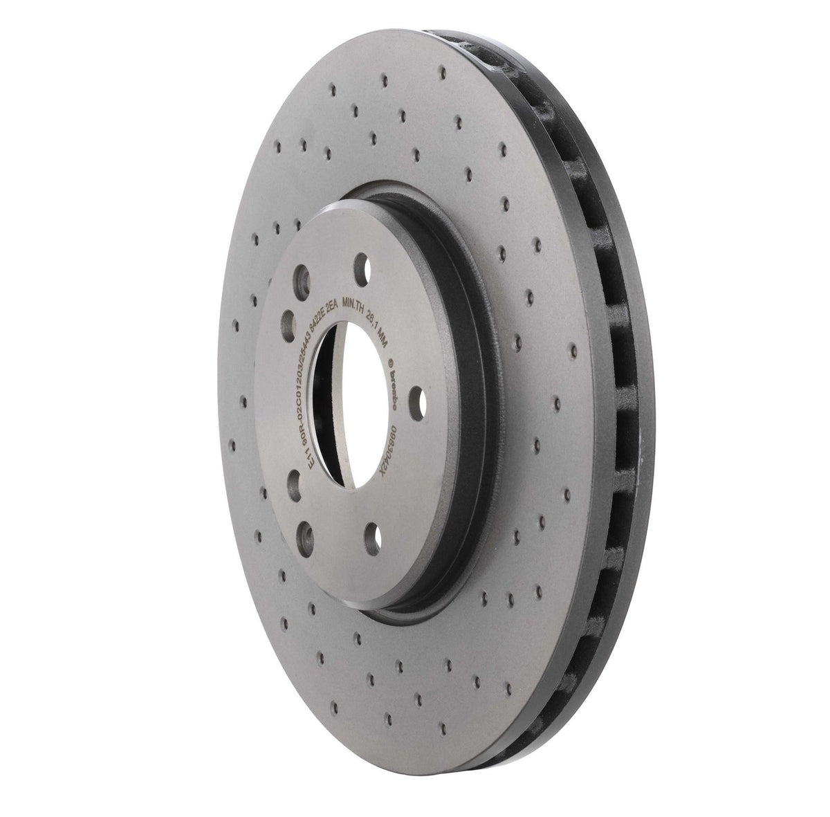 XTRA Drilled Front Disc Brake Rotor - 09.8304.2X_11