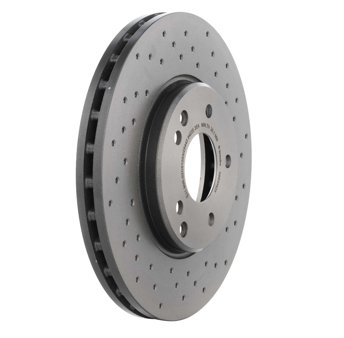 XTRA Drilled Front Disc Brake Rotor - 09.8304.2X_27