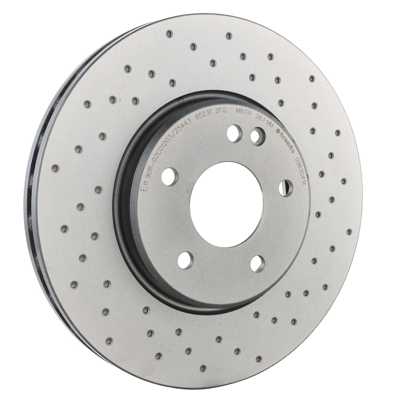 XTRA Drilled Front Disc Brake Rotor - 09.8304.1X_29