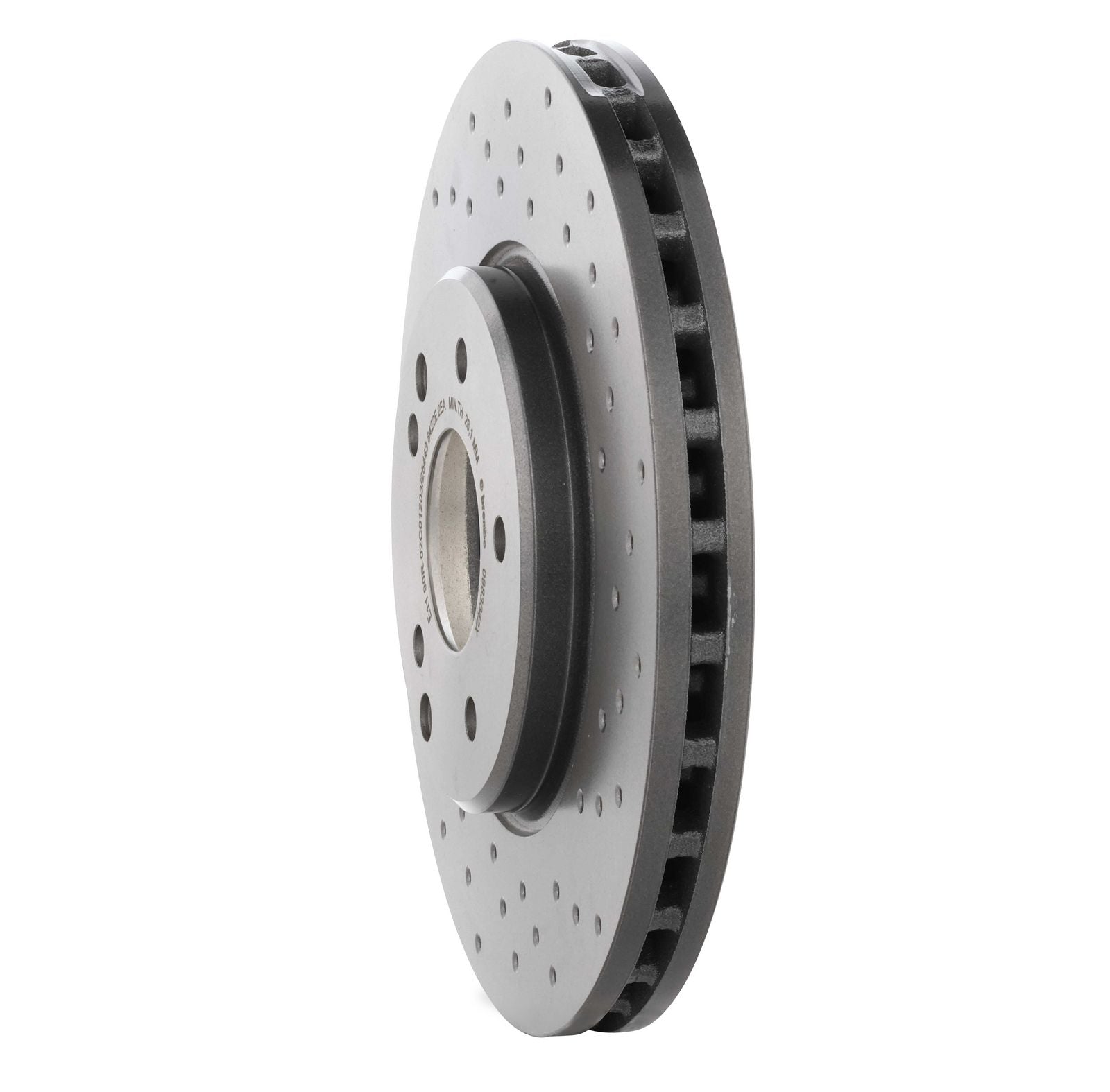 XTRA Drilled Front Disc Brake Rotor - 09.8304.2X_12
