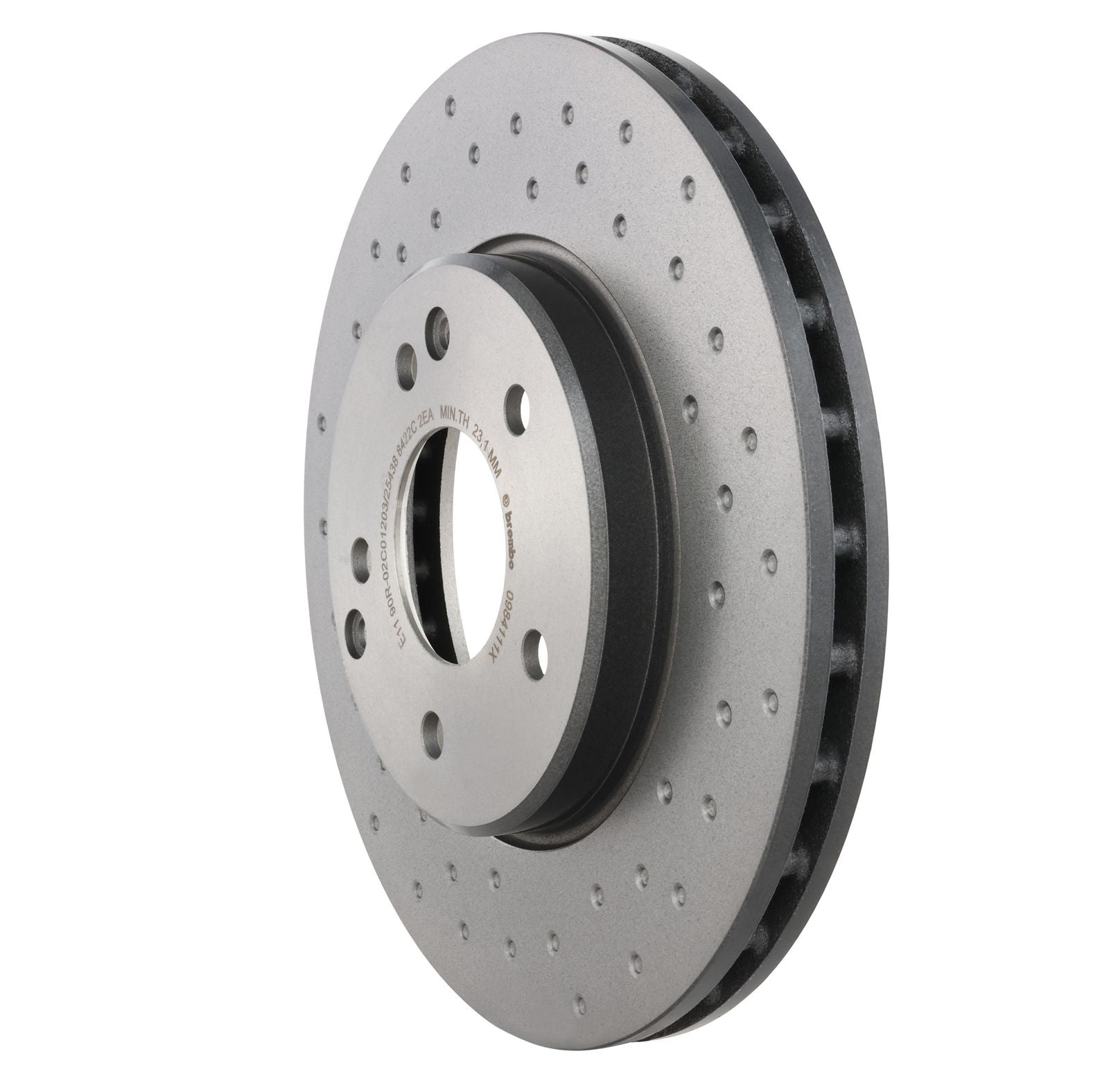 XTRA Drilled Front Disc Brake Rotor - 09.8411.1X_11