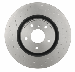 XTRA Drilled Front Disc Brake Rotor - 09.8485.1X_30