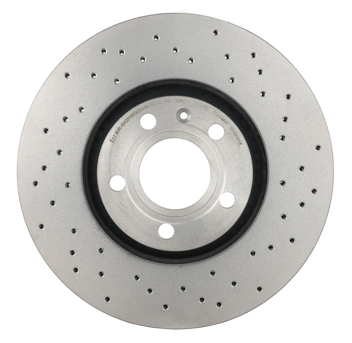 XTRA Drilled Front Disc Brake Rotor - 09.8690.1X_07