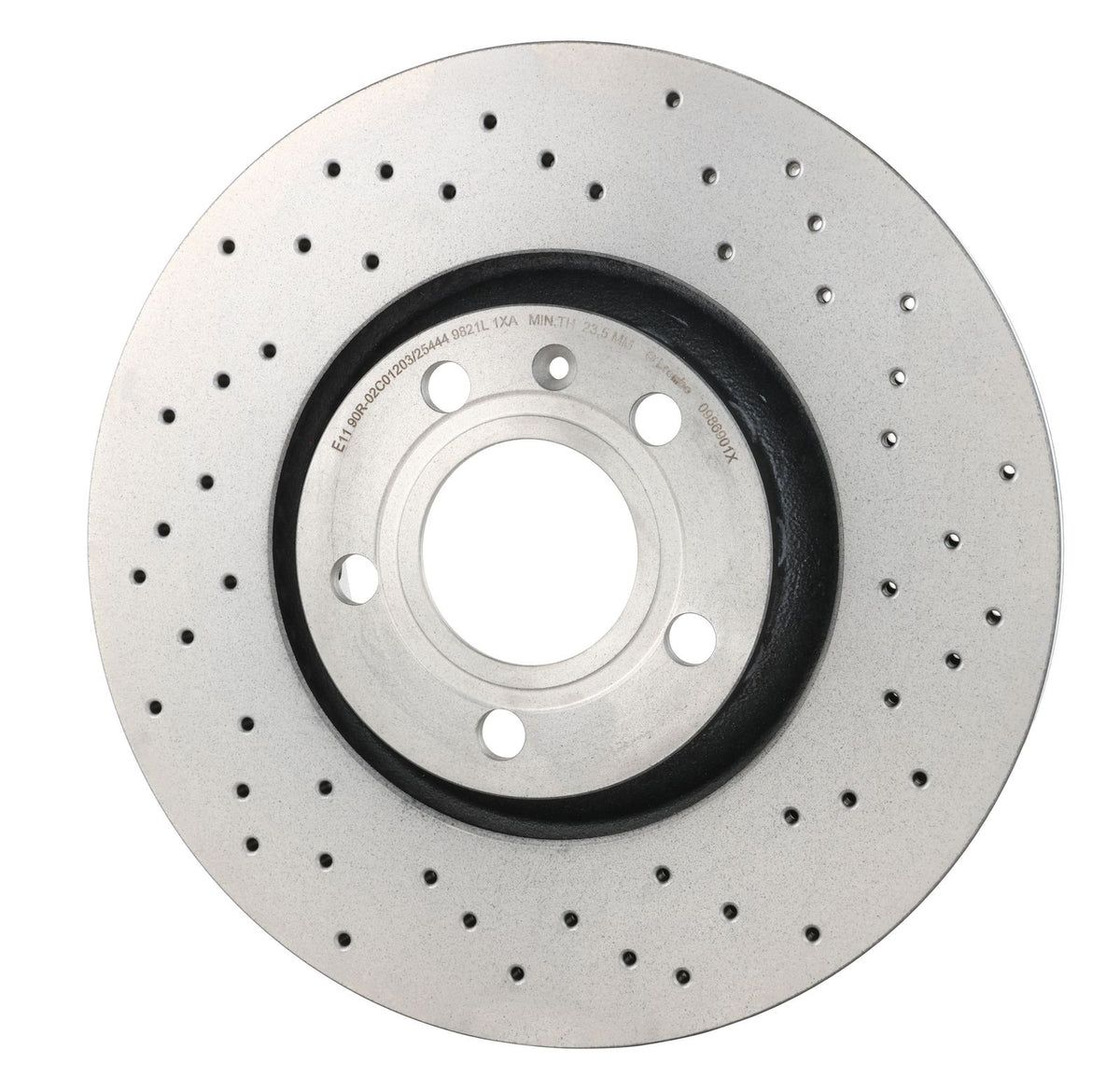 XTRA Drilled Front Disc Brake Rotor - 09.8690.1X_08