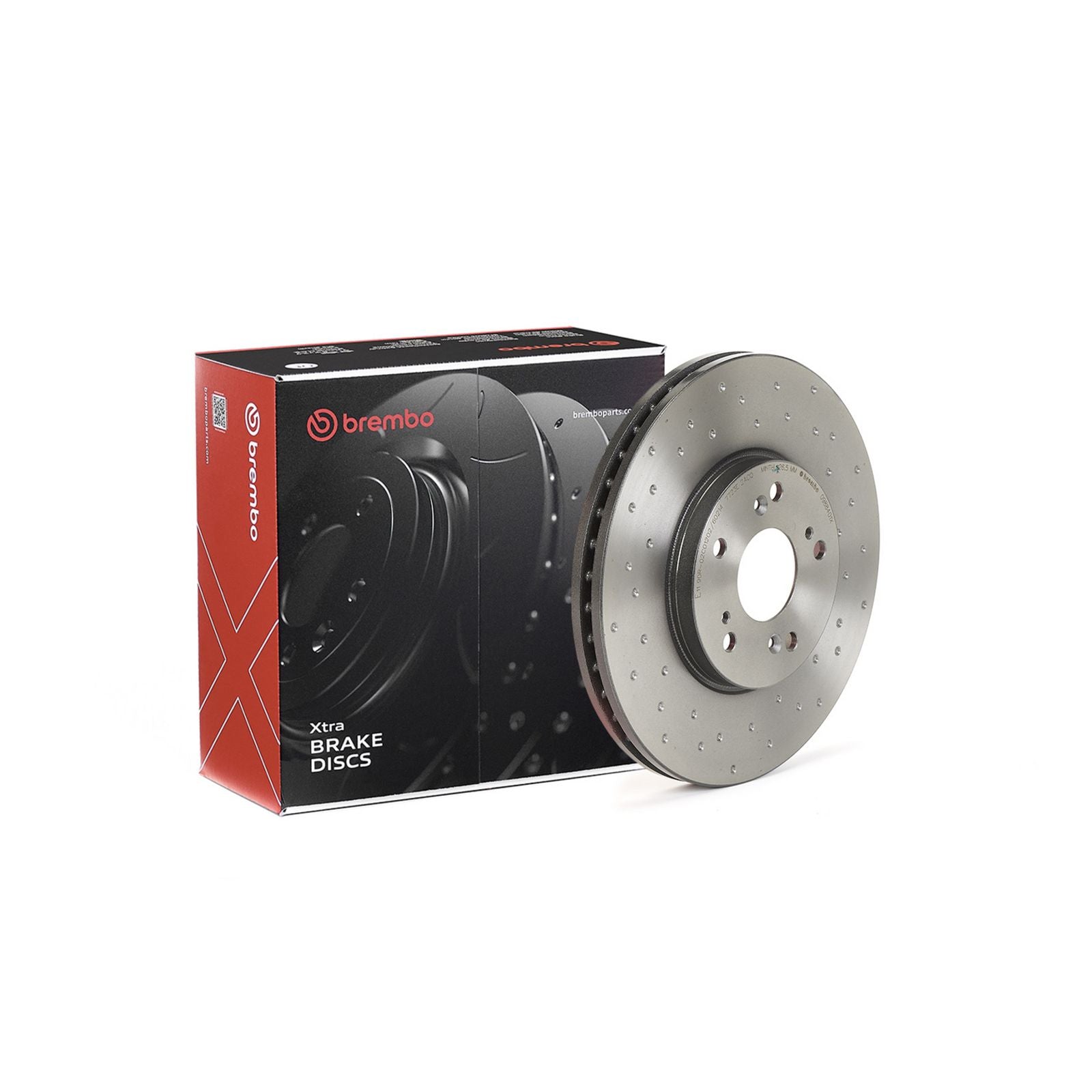 XTRA Drilled Front Disc Brake Rotor - 09.8840.1X_03