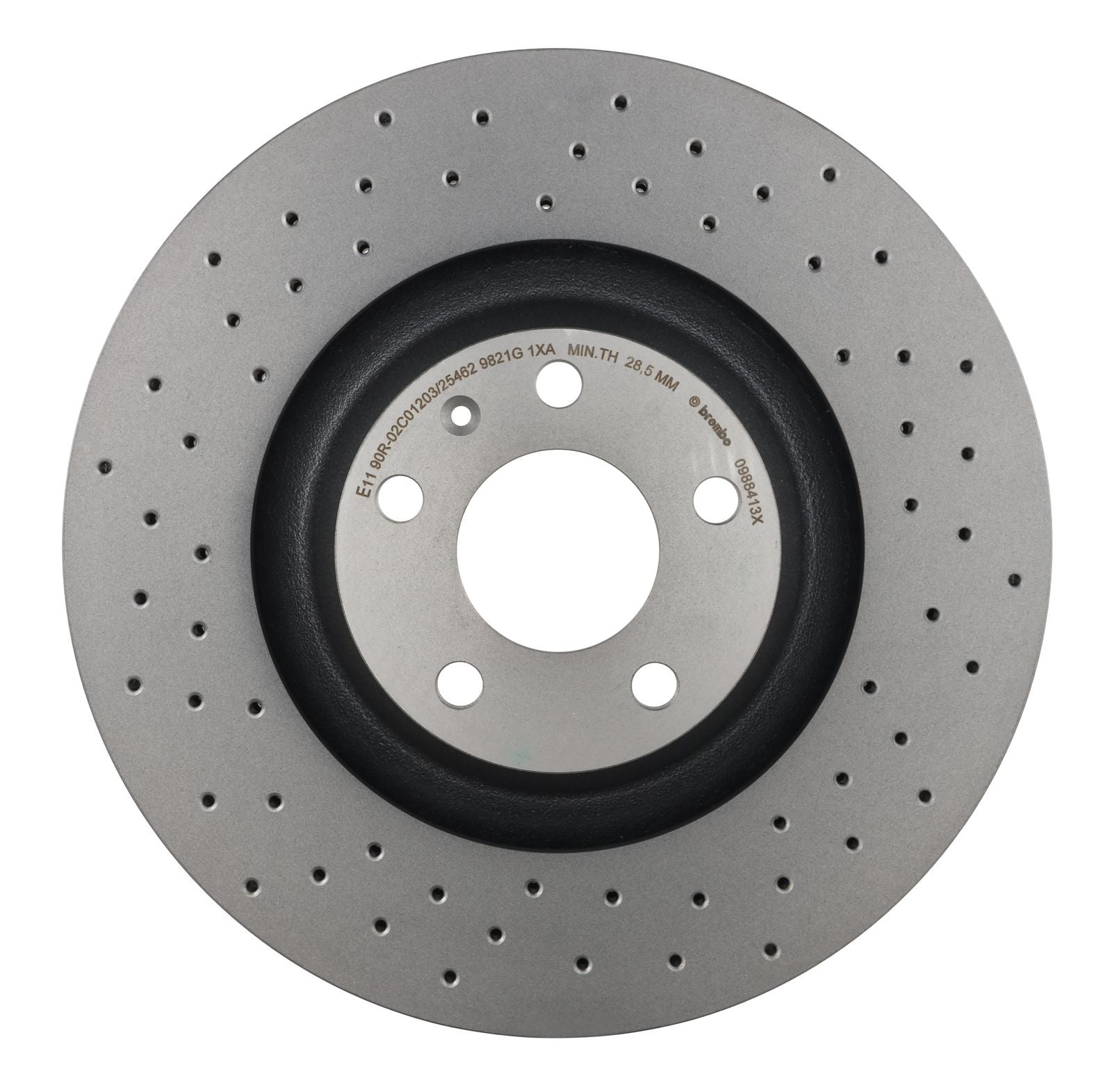 XTRA Drilled Front Disc Brake Rotor - 09.8841.3X_07