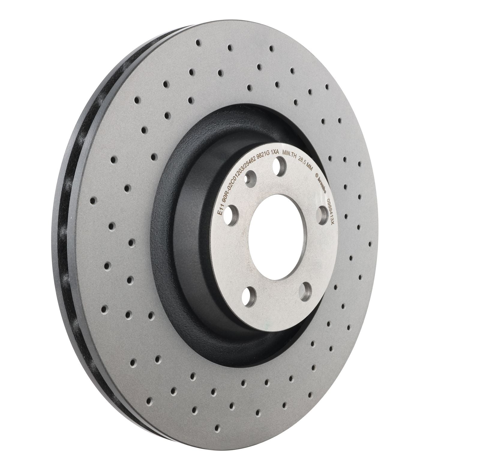 XTRA Drilled Front Disc Brake Rotor - 09.8841.3X_28