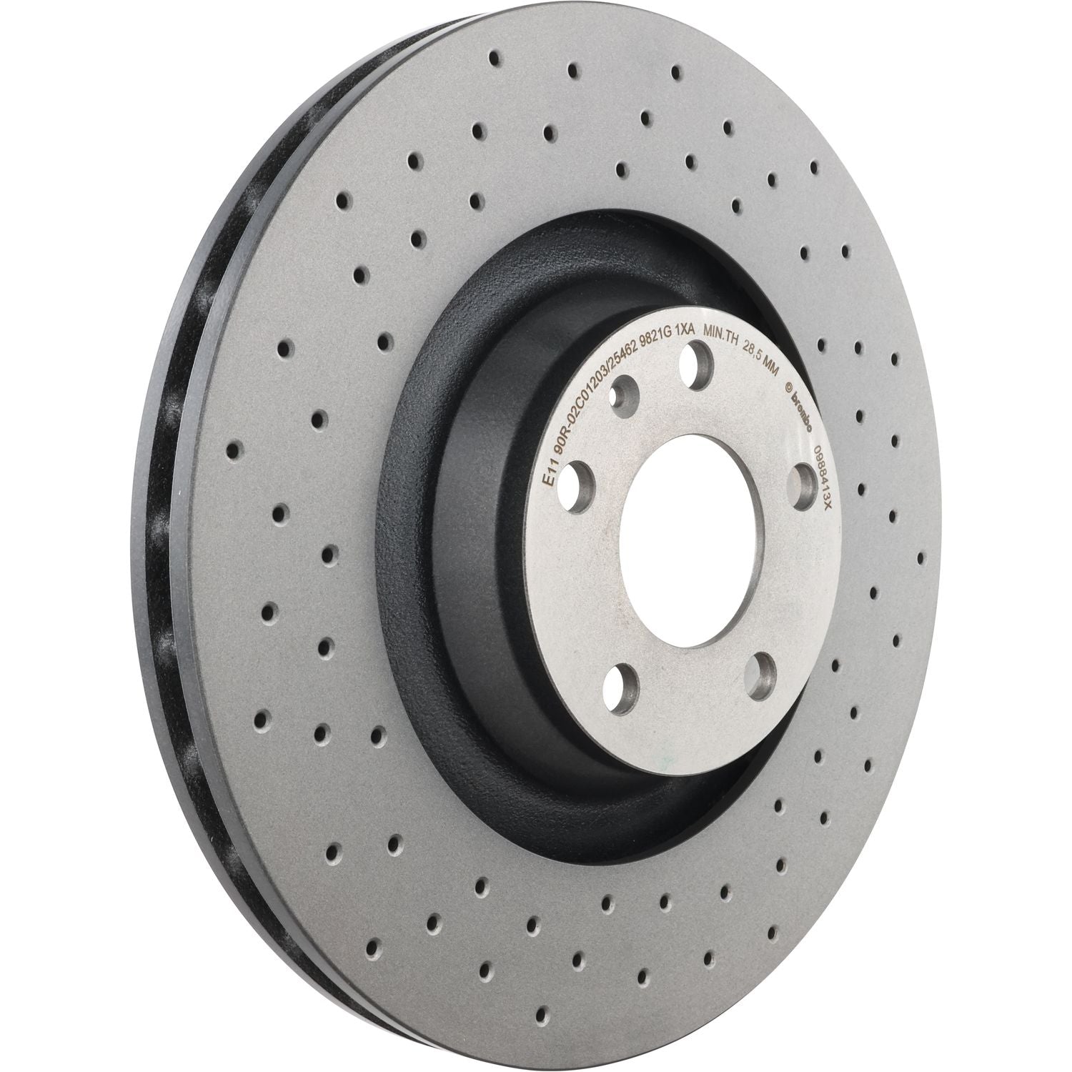 XTRA Drilled Front Disc Brake Rotor - 09.8841.3X_01