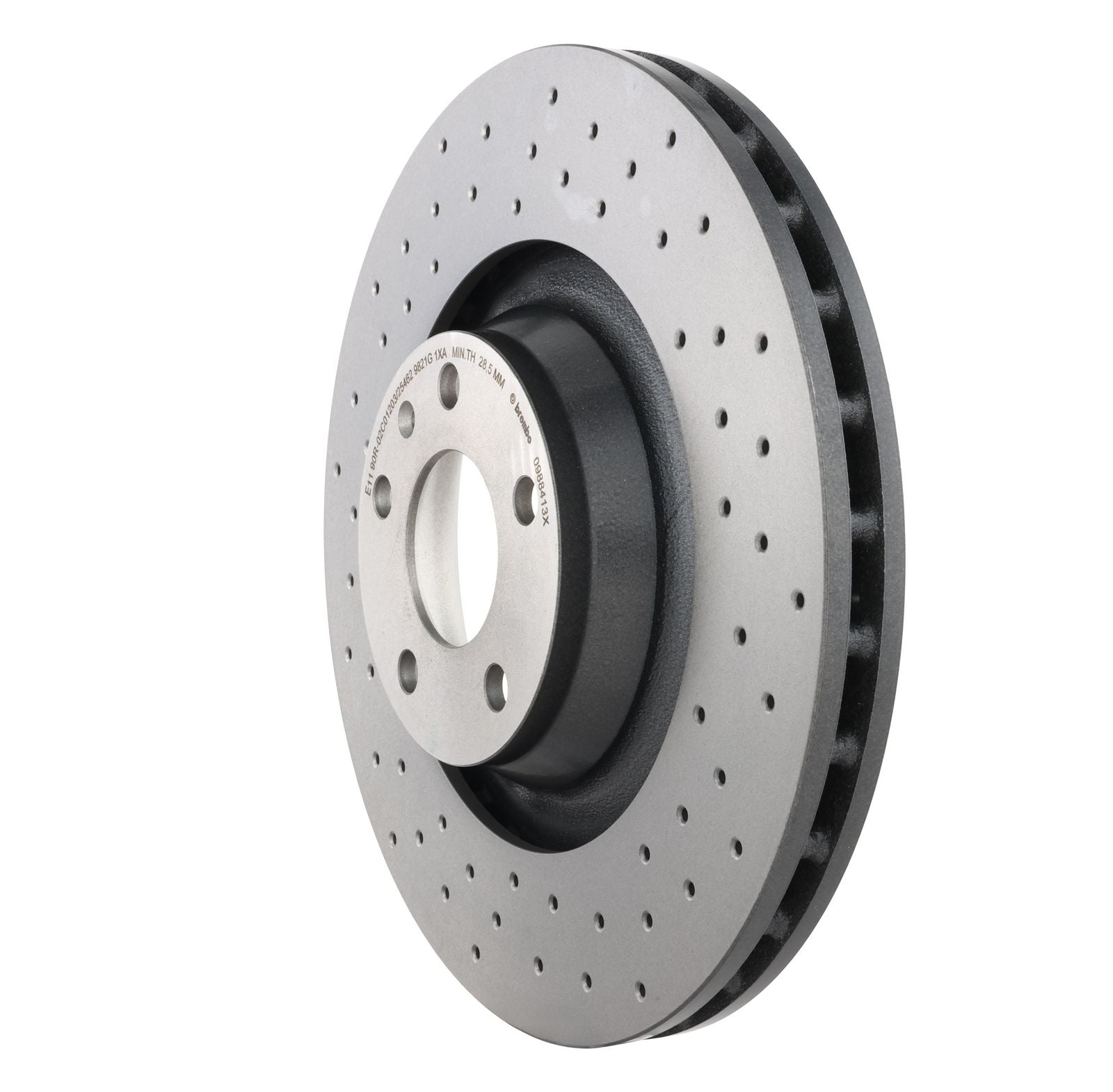 XTRA Drilled Front Disc Brake Rotor - 09.8841.3X_11